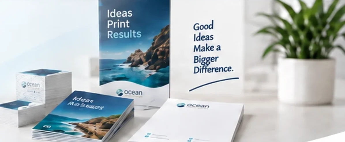 Printed brochures, booklets and letterheads