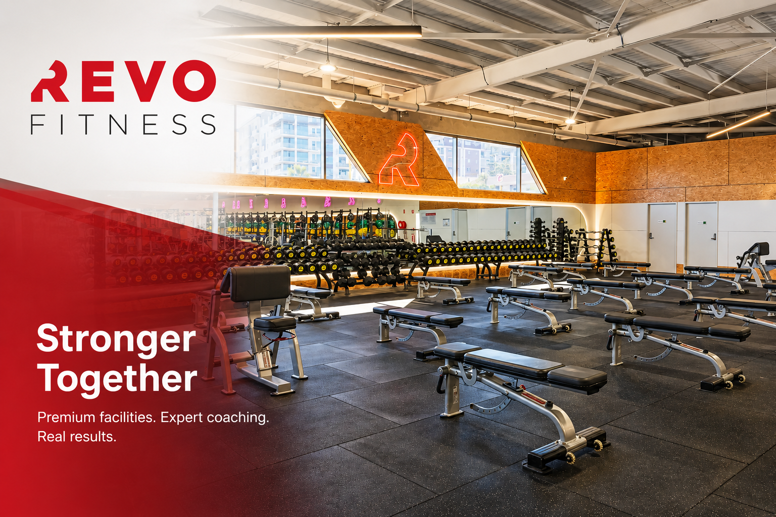 Revo Fitness High Volume Flyer Marketing Campaign