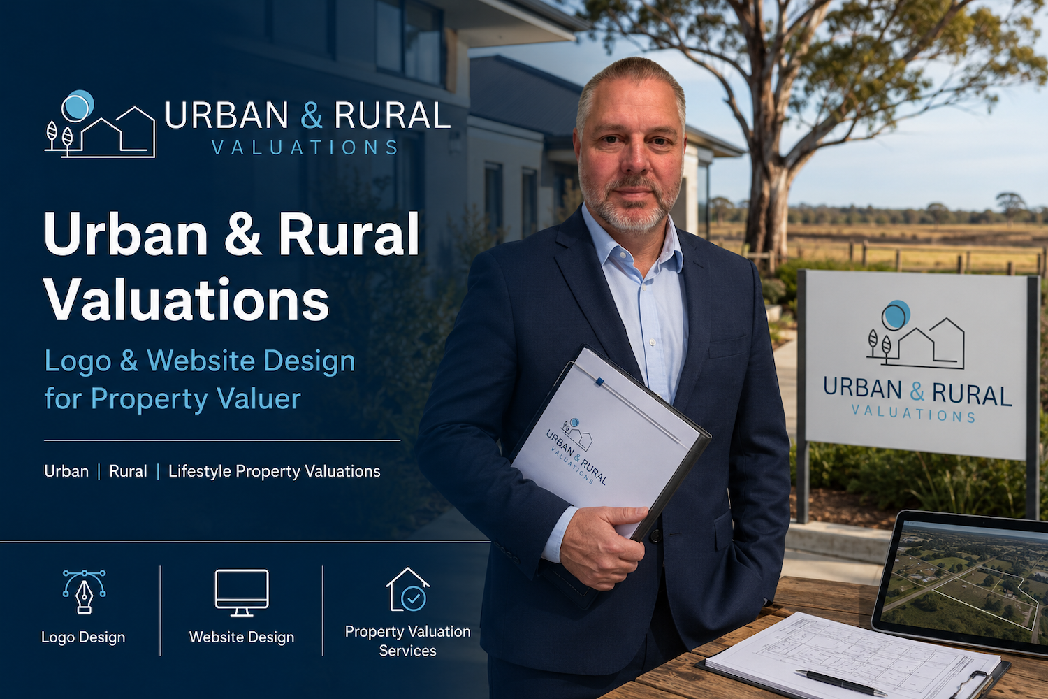 Urban & Rural Valuations Website and Logo Design