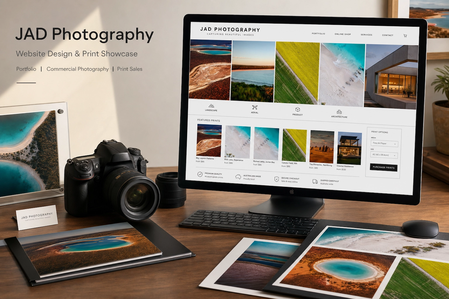 JAD Photography Professional Website Design and Portfolio Showcase