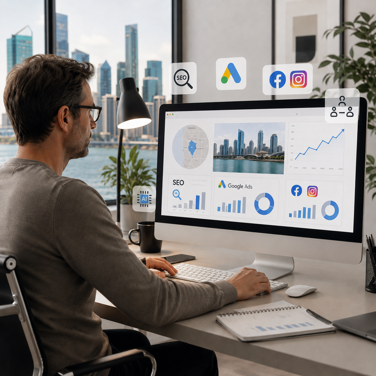 Perth digital marketing specialist working on SEO, Google Ads, Facebook and Instagram marketing analytics