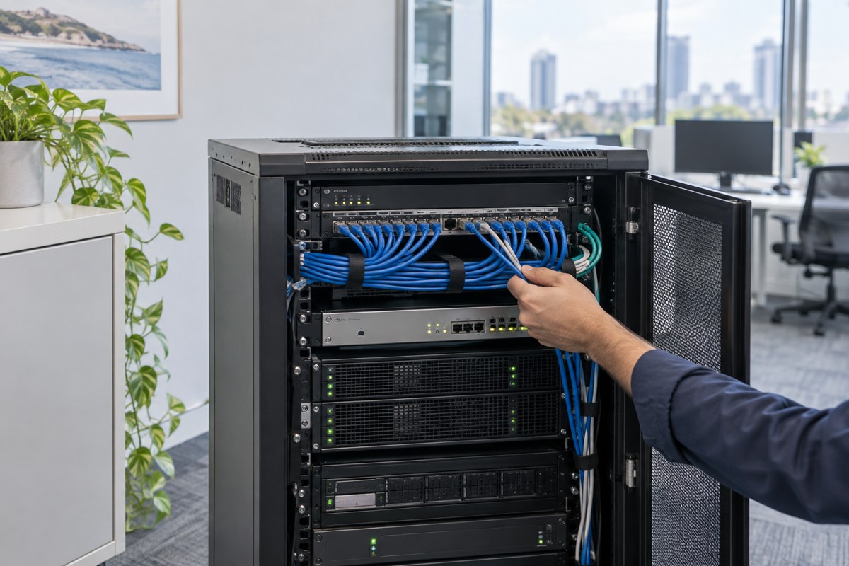 Website hosting server connections