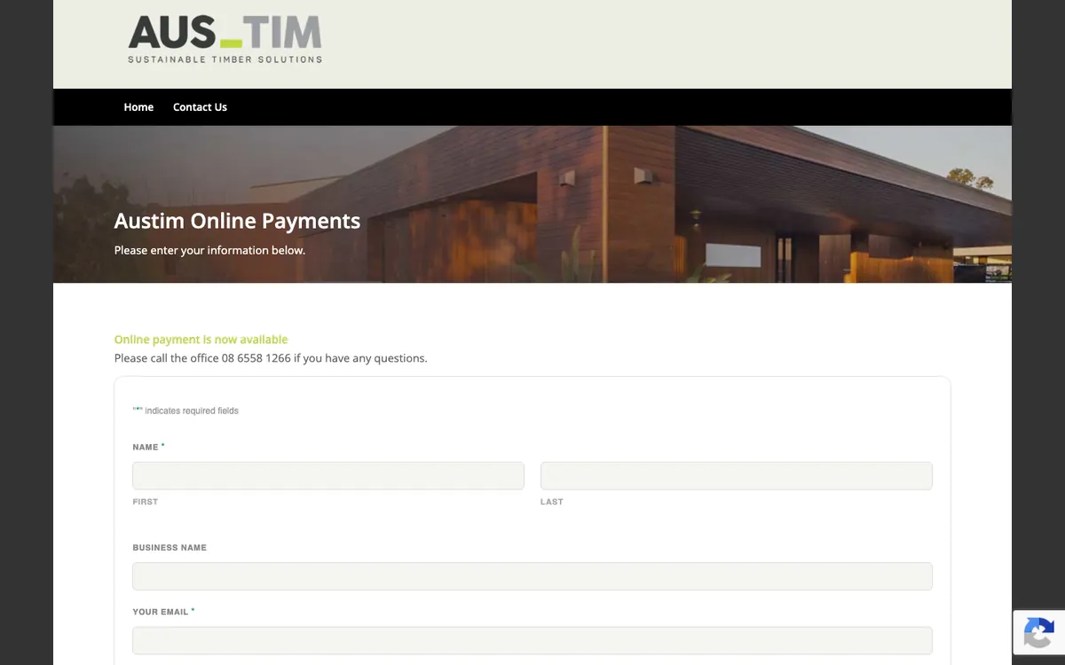The Austim online payment site – Austim