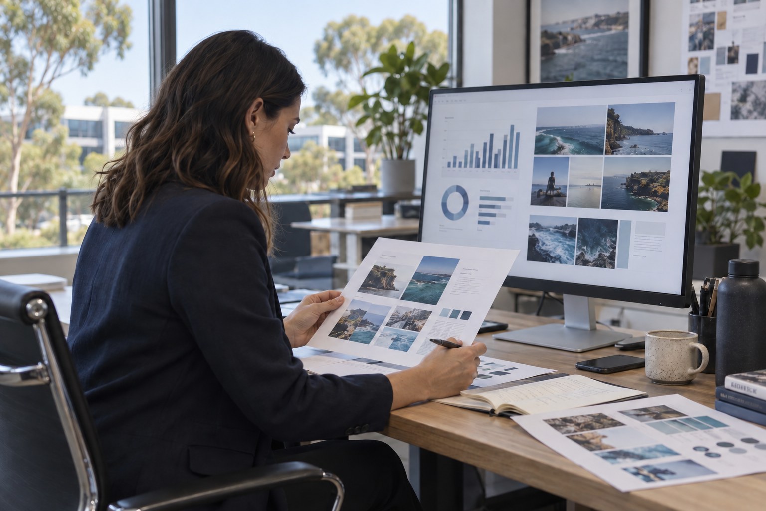 Marketing campaign planning and creative review